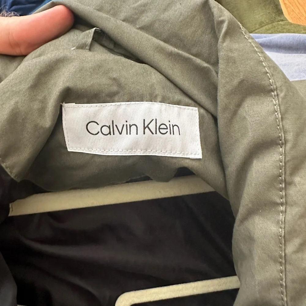 NWT olive Calvin Klein puffy jacket